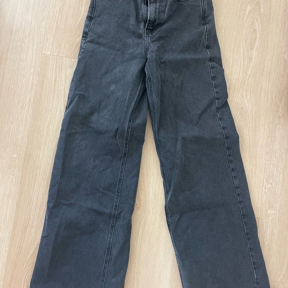 GAP Women's Black Wide-Leg Jeans